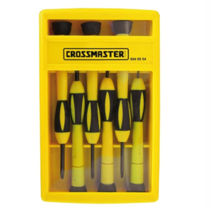 9940954  Juego de 6 destornilladores para electrónica  CROSSMASTER
