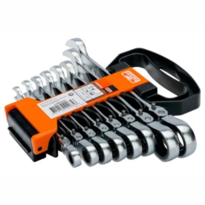 1RMAS8 Juego de adaptadores para llaves combinadas, tipo ratchet, 8pz Bahco
